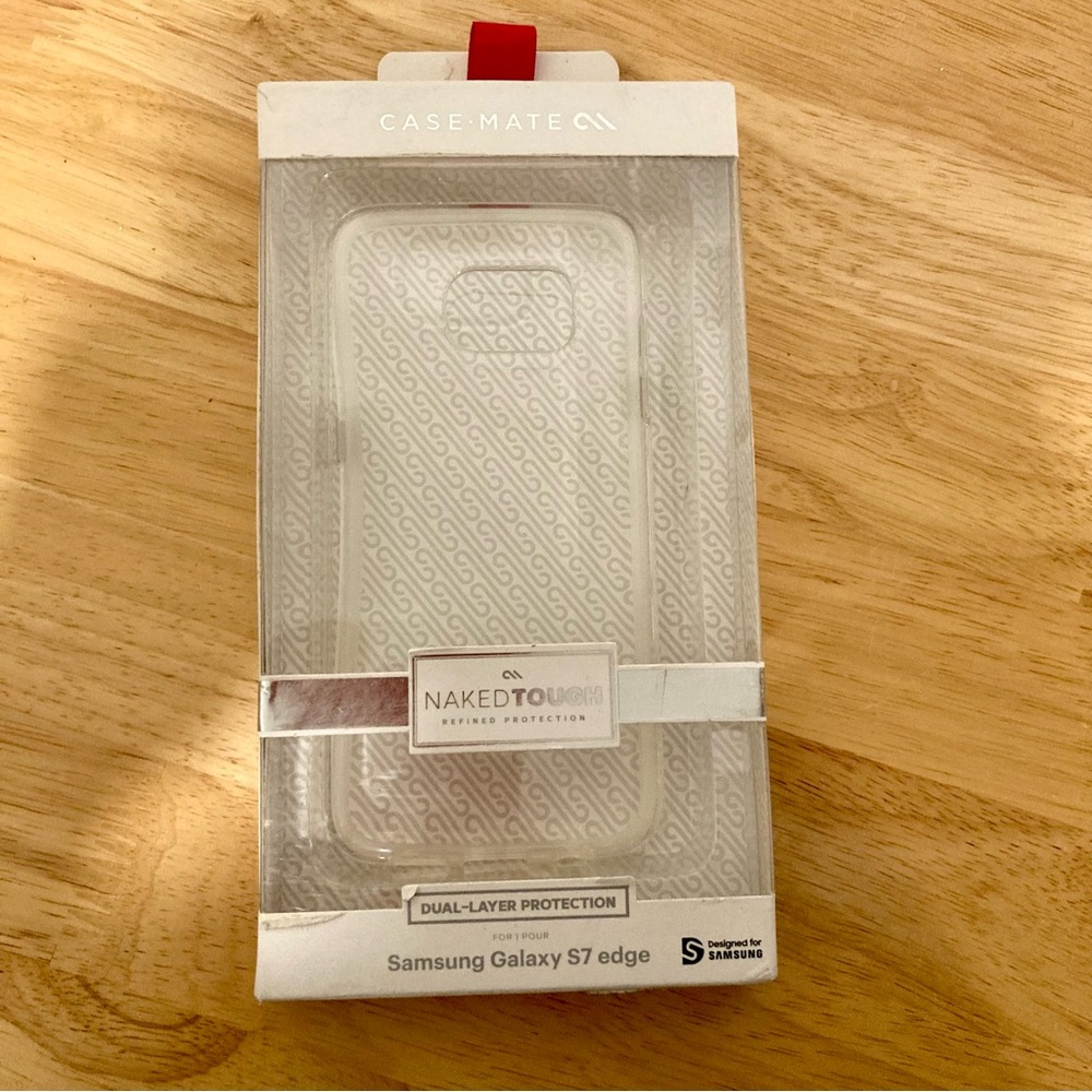 Phone Case Samsung Galaxy S7 Edge - Clear - Case-Mate Naked NOS - Picture 2 of 11